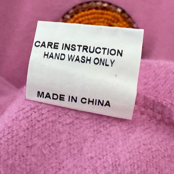 Queen Of Sparkles Smiley Face 3D Skort Set Med Pink Sweatshirt Skirt Casual Fun - Picture 15 of 16